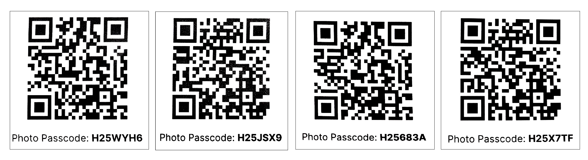 Sample Event with QR Codes - Events - Photo Team